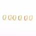 7mm Silver Cubic Zirconia Hoop Earring 60200016