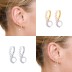 9mm Silver Pearl Hoop Earring 60200027