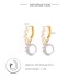 9mm Silver Pearl Hoop Earring 60200027