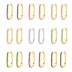 925 Sterling Silver Zirconia Hoop Earring 60200032