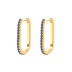 925 Sterling Silver Zirconia Hoop Earring 60200032