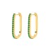 925 Sterling Silver Zirconia Hoop Earring 60200032