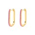 925 Sterling Silver Zirconia Hoop Earring 60200032