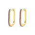 925 Sterling Silver Zirconia Hoop Earring 60200032