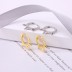 925 Sterling Silver Zirconia Spike Hoop Earring 60200033