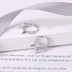 925 Sterling Silver Zirconia Spike Hoop Earring 60200033