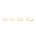 1pcs 6/7/8/9/10/12mm 925 Sterling Silver Tiny Twisted Hoop Earring 60200035