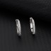 13mm Silver Zirconia Hoop Earrings 60200045