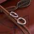 Sterling Silver Rainbow Zirconia Hoop Earrings 60200051