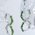 Vintage Enamle Bamboo Joint Hoop Earrings 60200054