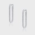 Zirconia U Shape Hoop Earrings 60200060