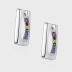 Rainbow Zirconia Rectangle Hoop Earrings 6020063