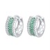 Luxury Zirconia Hollowout Hoop Earrings 60200065