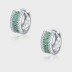 Luxury Zirconia Hollowout Hoop Earrings 60200065
