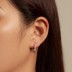 Luxury Zirconia U Shape Hoop Earrings 60200066