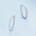 Luxury Zirconia U Shape Hoop Earrings 60200066