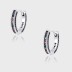 Full Rainbow Zirconia Hoop Earrings 60200068