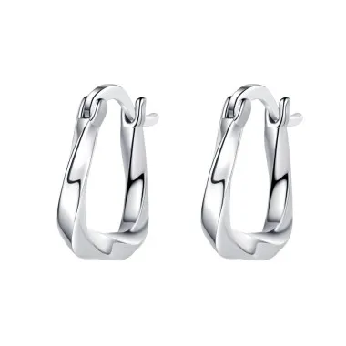 Twisted Wave Hoop Earrings 60200070