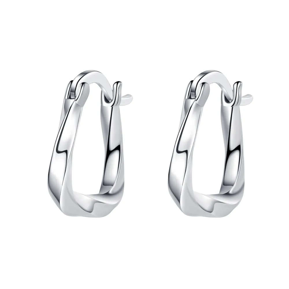 Twisted Wave Hoop Earrings 60200070