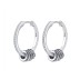 Vintage Rainbow Zirconia Toruses Hoop Earrings 60200086