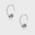 Vintage Rainbow Zirconia Toruses Hoop Earrings 60200086