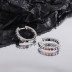 Luxury Rainbow Zirconia Huggie Hoop Earrings 60200087