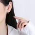 Minimalist Zirconia Huggie Hoop Earrings 60200090