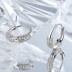 Minimalist Zirconia Huggie Hoop Earrings 60200090