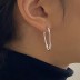 Safe Pin Huggie Hoop Earrings 60200091