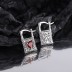 Vintage Heart Hammered Hoop Earrings 60200101