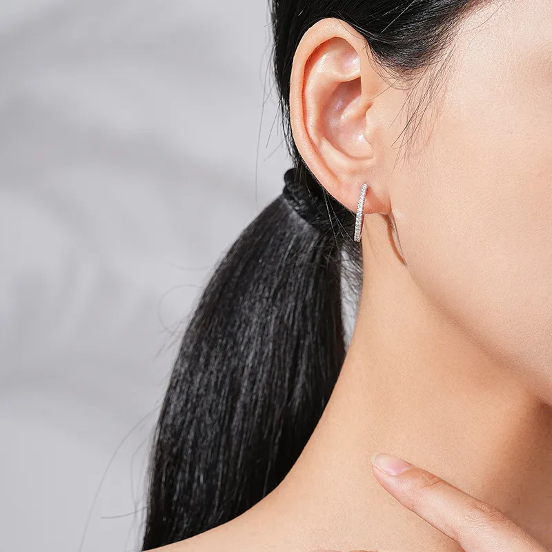 Sparkle Full Zirconia Hoop Earring 60200117 - image1