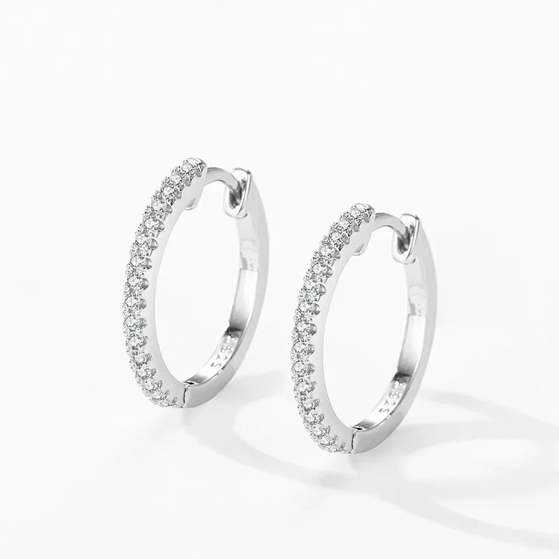 Sparkle Full Zirconia Hoop Earring 60200117 - image2