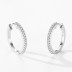 Sparkle Full Zirconia Hoop Earring 60200117
