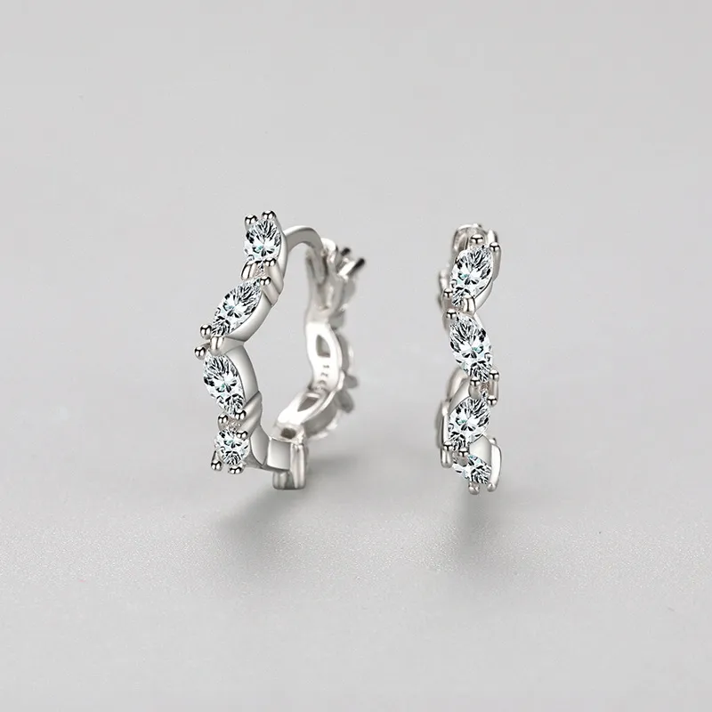 Shiny Mariquesa Zirconia Hoop Earring 60200129 - image2
