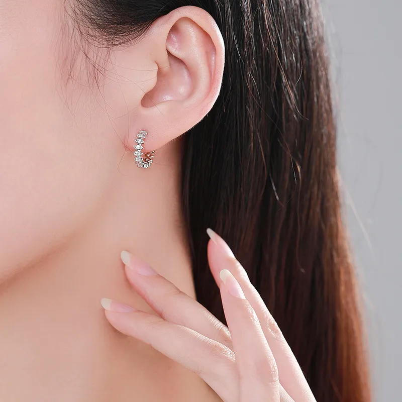 Unique Mariquesa Zirconia Hoop Earring 60200131 - image1
