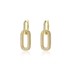 Luxury Linked Chain Zirconia Hoop Earring 60200140