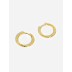 Classic Hammer Pattern Hoop Earring 60200142