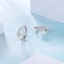 Zirconia White Opal Hoop Earring 60200147
