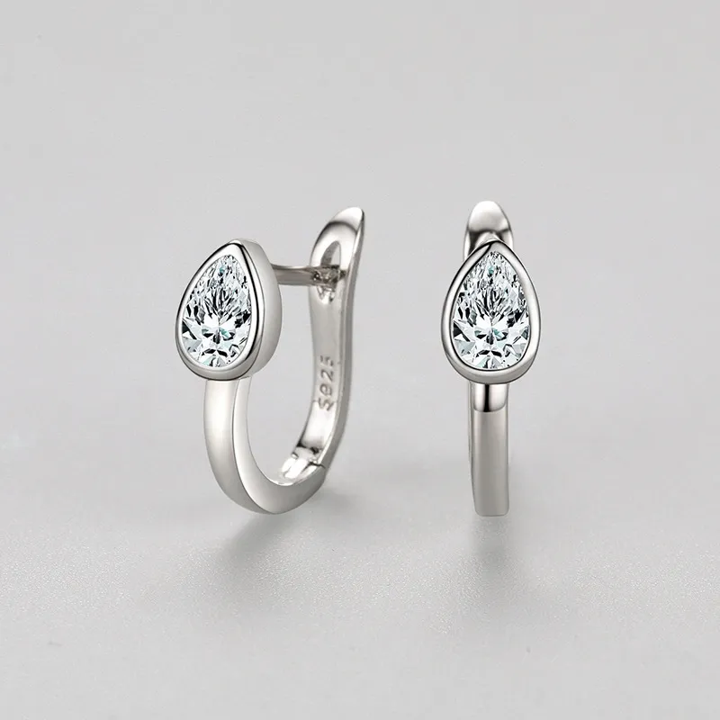 Waterdrop Zirconia U Hoop Earring 60200154 - image2