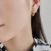 Luxury Zirconia Infinity Hoop Huggie Earring 60200160