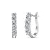 Classical Zirconia U Hoop Earrings 60200187