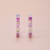 Rainbow Classic Zirconia Hoop Earring 60200195