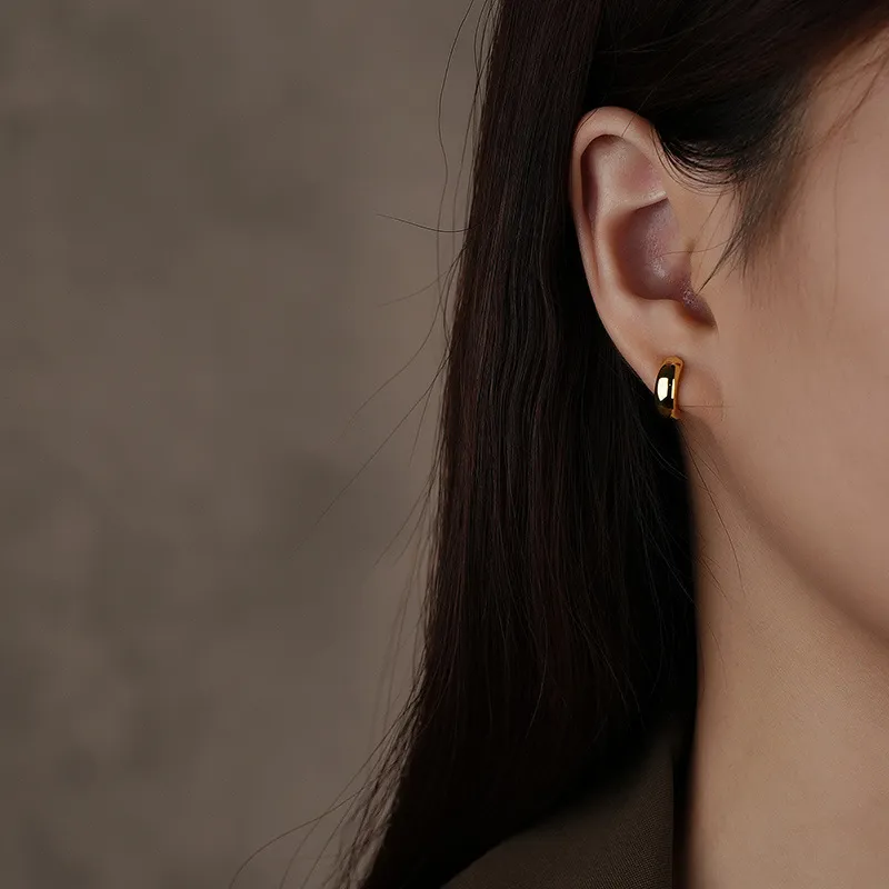 High Polish Classic Hoop Earring 60200200 - image2