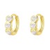 Lovely Heart Zirconia Hoop Earring 60200205