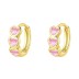 Lovely Heart Zirconia Hoop Earring 60200205