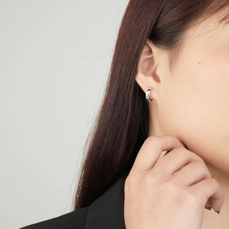 Vintage Zirconia Hoop Earring 60200206 - image2