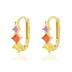Geometric Rainbow Zirconia Hoop Earring 60200208