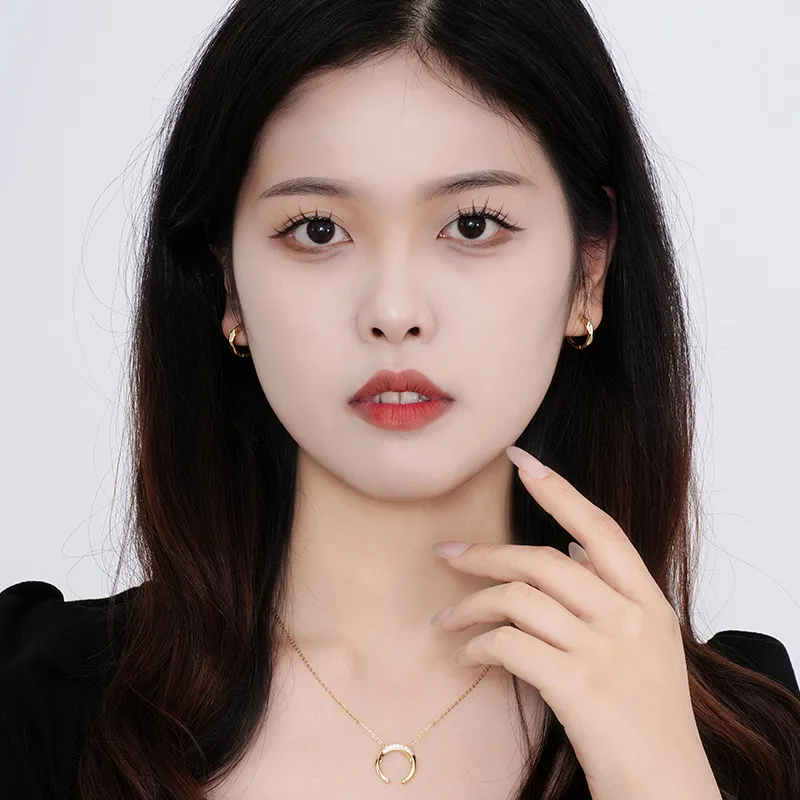 Vintage Minimalism Hoop Earrings 60200209 - image1