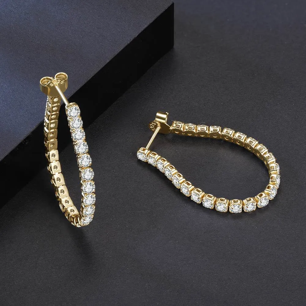 Sparkle Tennis Zirconia Hoop Earring 60200214 - image2