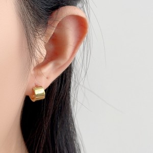 925 Sterling Silver Polished Hoop Earring 60200252